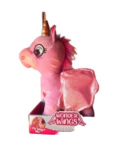 Мягкая игрушка единорог Wonder Wings Unicorn розовый Iqchina
