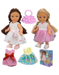 Кукла малышка 46201AYS Маленькая модница с платьями в кор Miss kapriz