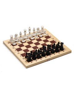 Шахматы гроссмейстерские доска дерево 43х43 см хкороль h 10 5 см 3905788 Sima-land