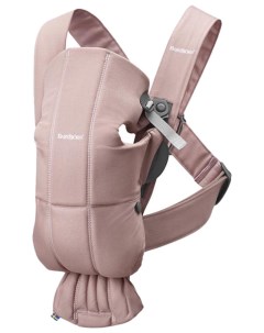 Рюкзак для новорожденных Mini Cotton Пепельно розовый Babybjorn