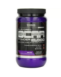 Flavored BCAA Powder 12000 2 1 1 457 г вкус виноград Ultimate nutrition