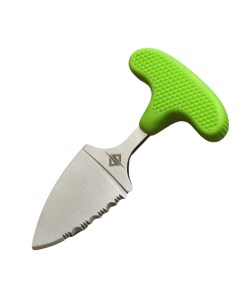 Шейный фиксированный нож брелок Venomfang сталь 40х13 пластик зеленый Datum plane