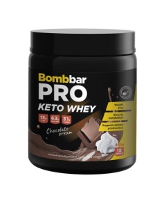 Протеин PRO Keto Whey шоколад 450 г Bombbar
