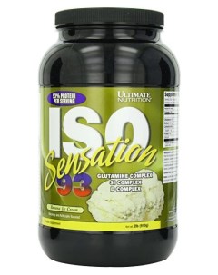Протеин Iso Sensation 93 910 г banana ice cream Ultimate nutrition