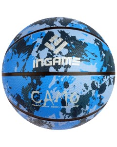 Мяч баскетбольный Camo 7 синий Ingame