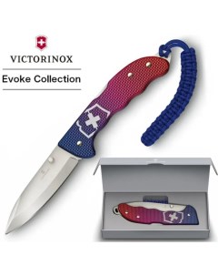 Нож перочинный Evoke Alox 0 9415 D221 136 мм 5 функц сине красный Victorinox