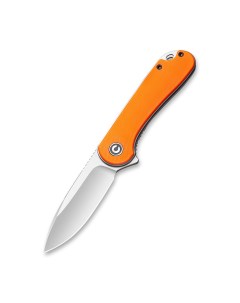 Складной туристический нож Elementum D2 Steel Satin Finished Handle G10 Orange Civivi
