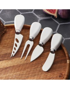 Набор ножей для сыра Celt 4 предмета керамическая ручка Magistro