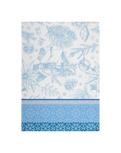 Полотенце кухонное Basic 50x70 см хлопок синее Cleanelly