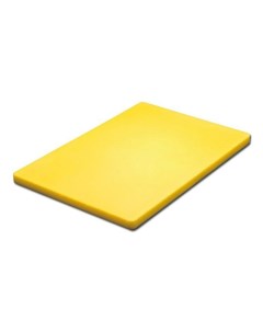 Доска разделочная прямоугольная 50х35 h 1 5см пластик цвет желтый Gerus