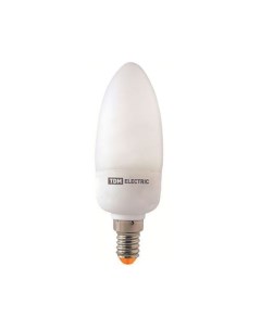 Лампа энергосберегающая КЛЛ СW 9 Вт 2700 К Е14 SQ0323 0117 Tdm еlectric