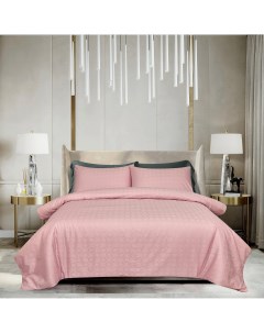 Комплект постельного белья семейный pink geometric Pappel