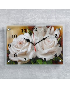 Часы настенные серия Цветы Цветы 25х35 см Сюжет