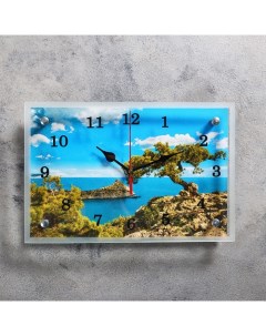 Часы настенные серия Природа Крым море 20х30 см Сюжет