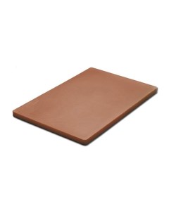 Доска разделочная прямоугольная 30х40 h 1 2см пластик цвет коричневый Gerus
