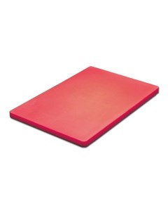 Доска разделочная прямоугольная 60х40 h 1 5см пластик красный Gerus