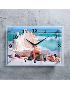 Часы настенные серия Море Обитатели морского дна 25х35 см Сюжет