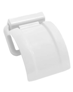 Держатель для туалетной бумаги рулонной М2225 пластик цвет белый мрамор 602534 5шт Idea