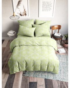 Комплект постельного белья Ampir Цвет Авокадо семейное Ночь нежна