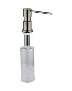 Дозатор для жидкого мыла встраиваемый 300 мл сатин G402 5 Gappo