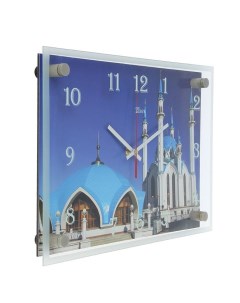 Часы настенные серия Город Казанская мечеть Кул Шариф 25х35 см Сюжет