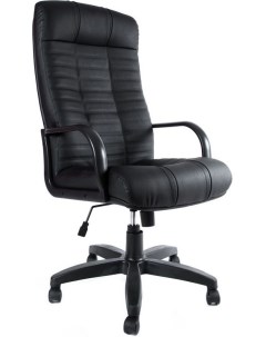 Компьютерное кресло Атлант Стандарт кожа черная Евростиль