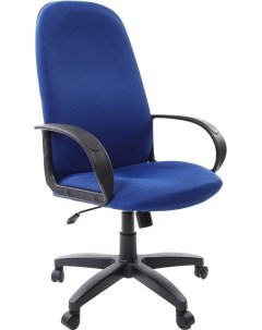 Кресло офисное Бюджет Ультра ткань сетка синяя Евростиль
