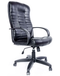 Компьютерное кресло Атлант Ультра кожа черная Евростиль