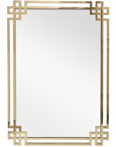 Зеркало в металлической раме золото Размер 71 102 см Garda decor