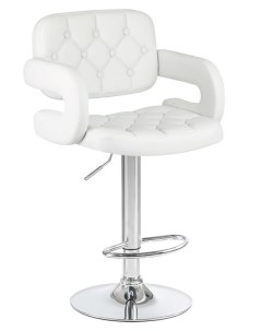 Барный стул Tiesto D LM 3460 white хром белый Империя стульев