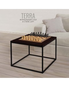 Журнальный столик TERRA темно коричневый 60х60х44 Гростат