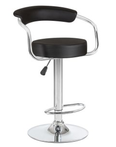 Барный стул MARTA LM 5013 black хром черный Империя стульев