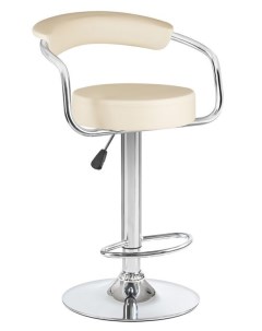 Барный стул MARTA LM 5013 cream хром кремовый Империя стульев