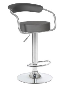 Барный стул MARTA LM 5013 grey хром серый Империя стульев