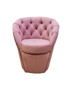 Кресло Козырек LUX розовое Центр мебель