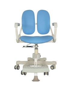 Кресло детское ортопедическое DuoKids DR 280DDS экокожа голубое Duorest