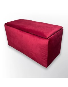 Пуфик банкетка Arrau art с ящиком для хранения красный 72х40х40 Arrau-furniture