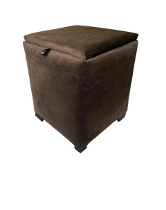 Пуфик Arrau с ящиком для хранения квадратный коричневый 40х40х40 Arrau-furniture