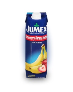 Нектар со вкусом клубника банана 1000 мл Упаковка 12 шт Jumex