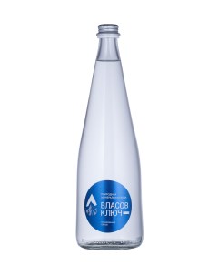 Вода питьевая негазированная природная минеральная столовая в стекле 1 л Власов ключ