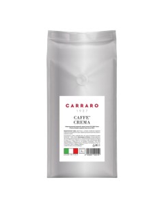 Кофе Cafe crema в зернах 1 кг Carraro