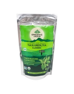 Чай зеленый Tulsi green 100 гр Organic india