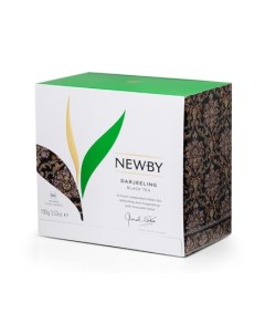 Чай черный черный darjeeling 50 пакетиков Newby