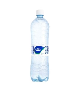 Вода питьевая газированная 1 л Люкс вода