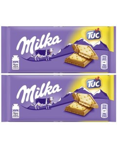 Шоколад молочный TUC 87 г х 2 шт Milka