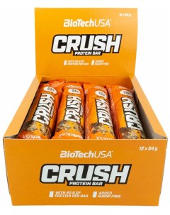 Протеиновый батончик Crush Bar 12 64 г шоколад арахисовая паста Biotechusa