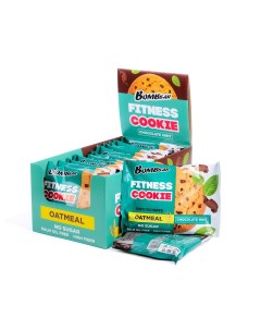 Печенье Oatmeal Cookies 12 40 г 12 шт шоколад мята Bombbar