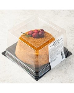 Торт Медово сметанный с брусникой 290 г Вкусвилл