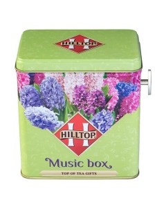 Чай черный Hillton Весенний подарок Музыкальная шкатулка листовой 100 г Hilltop