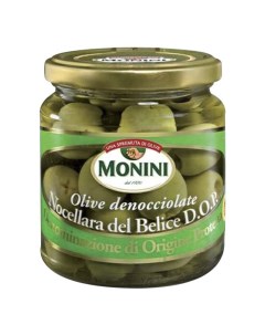 Оливки Nocellara del Belice D O P olive denocciolate без косточки 280 г Monini